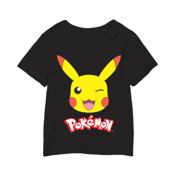 Al Amal Pokemon tishirt with pokemon character UNISEX, Black