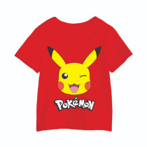 Al Amal Pokemon tishirt with pokemon character UNISEX, Red