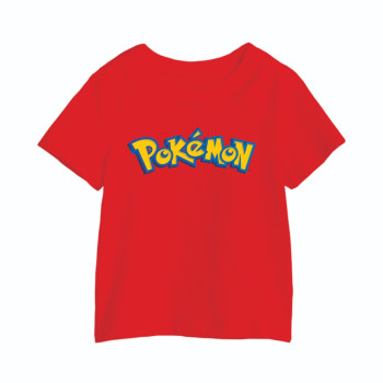 Al Amal Pokemon tishirt with pokemon character UNISEX, Red