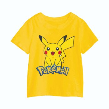 Al Amal Pokemon tishirt with pokemon character UNISEX, Yellow