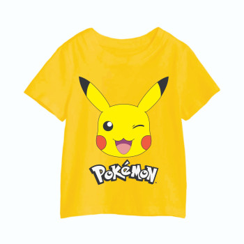 Al Amal Pokemon tishirt with pokemon character UNISEX, Yellow