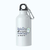 Al Amal Stainless steel bottle water bcoz adulting ishard 500 ml