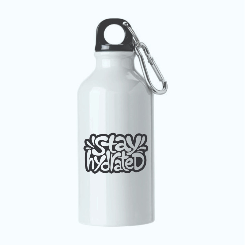 Al Amal stainless steel bottles stay hydrated, White