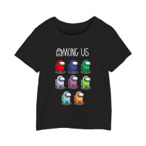 Al Amal Amongus printed tishirts Black