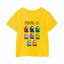 Al Amal Amongus printed tishirts, Yellow