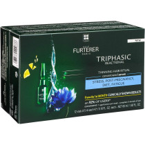Rene Furterer Triphasic Reactional Anti Hair Loss Ritual Sudden Hair Loss Treatment, 5 ml, Pack of 12