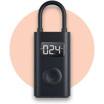Xiaomi Air Pump, Portable Electric Air Inflator, Digital Led Light 2000Mah Lithium Black, 1003-105319-Hu03, Xm-Apump