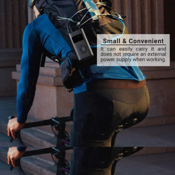 Xiaomi Air Pump, Portable Electric Air Inflator, Digital Led Light 2000Mah Lithium Black, 1003-105319-Hu03, Xm-Apump