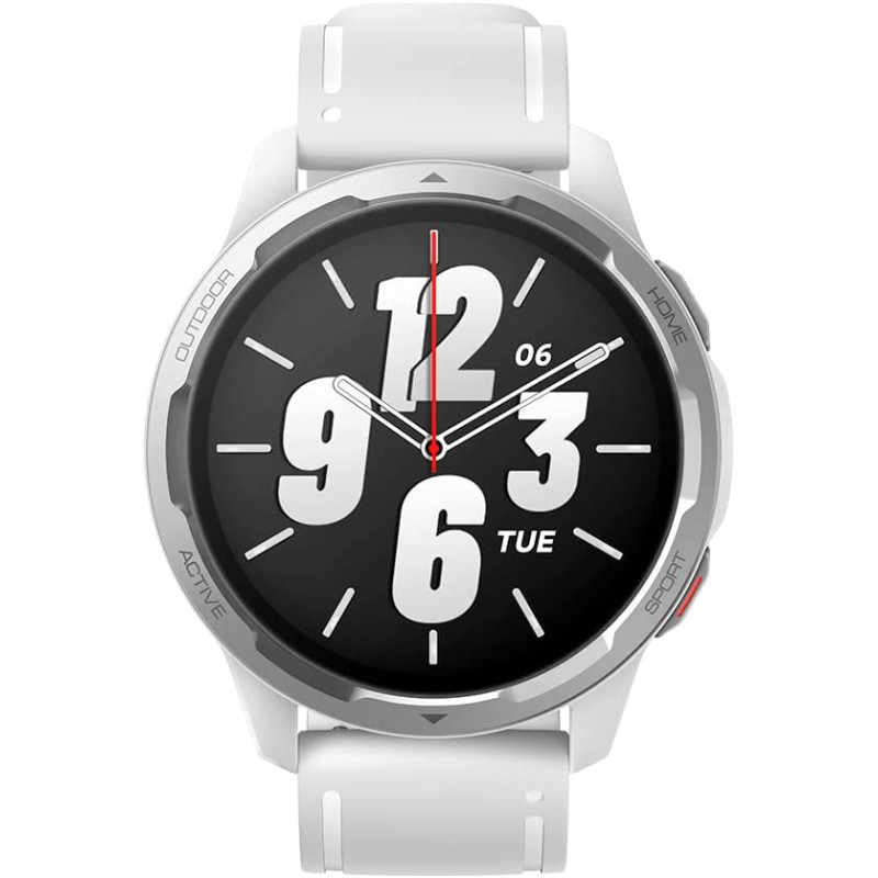 Xiaomi Smart Watch S1 Active Moon White 1.43 Inch Touch Screen Bluetooth Phone Call, Nfc Support, Xm100023-99, Xiaomi Watch S1