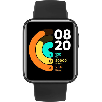 Xiaomi Mi Smart Watch Lite Black 1.4 Inch Touch Screen, 5Atm Water Resistant, Fitness Activity Tracker, Bhr4357Gl