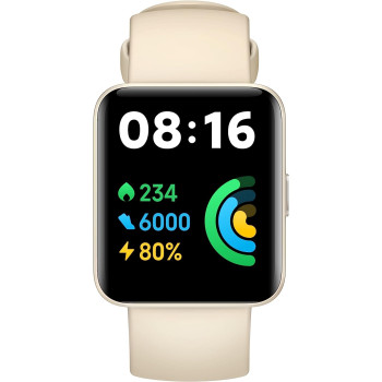 Xiaomi Redmi Smart Watch 2 Lite Beige Gps, 100+ Sports Mode, Steps, Sleep, Heart Rate Monitor, Fitness Activity Tracker