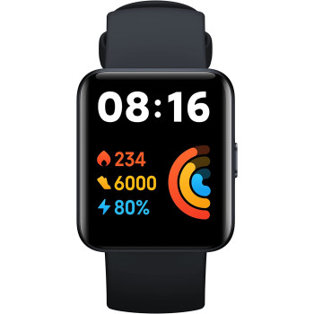 Xiaomi Redmi Smart Watch 2 Lite Black 10 Days Battery, Gps, 100+ Sports Mode, Steps, Sleep, Heart Rate Monitor