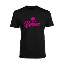 Al amal Barbie causual T-shirt(1 Designs) for Girls ( Black )