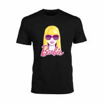 Al amal Barbie causual T-shirt(2 Designs) for Girls ( Black )