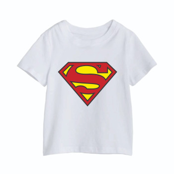 Al Amal Superman tishirts with logo, white
