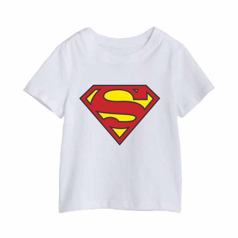 Al Amal Superman tishirts with logo, white