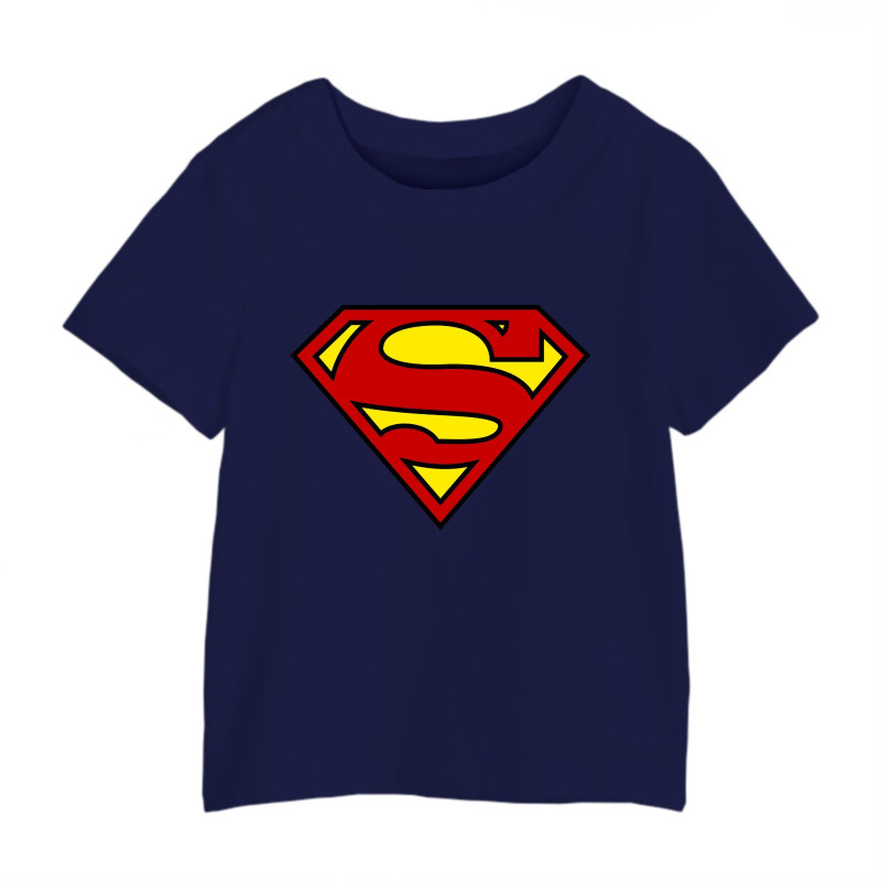 Al Amal Superman tishirts with logo, Blue