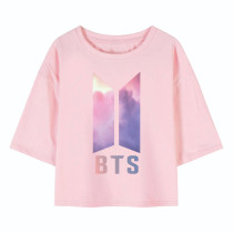 Al amal BTS crop Top(3 Designs) for Girls ( Pink )