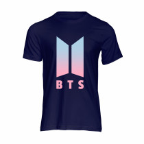 Al amal BTS causual tishirt (1 Designs) Unisex ( Navy Blue )