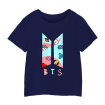 Al amal BTS causual tishirt (2 Designs) Unisex ( Navy Blue )