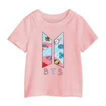 Al amal BTS causual tishirt (2 Designs) Unisex ( Pink )
