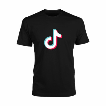 Al amal Tiktok causual T-shirt(1 Design) Unisex ( Black )
