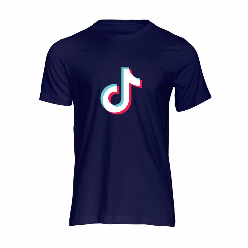 Al amal Tiktok causual T-shirt(1 Design) Unisex ( Navy Blue )