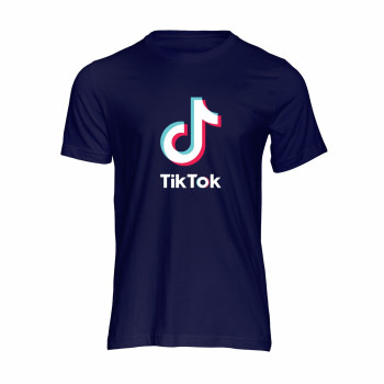 Al amal Tiktok causual T-shirt(2 Design) Unisex ( Navy Blue )