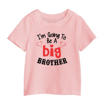 Al amal Big Brother T-shirt(3 designs) for boys ( Pink )