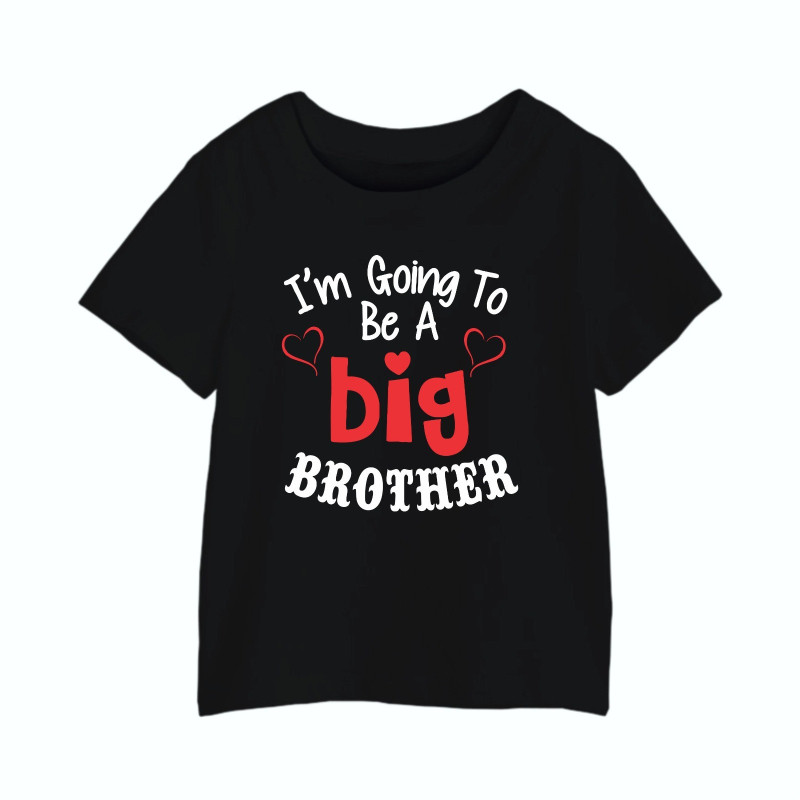 Al amal Big Brother T-shirt(3 designs) for boys ( Black )