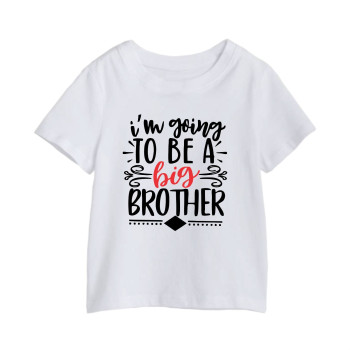 Al amal Big Brother T-shirt(2 designs) for boys ( White )