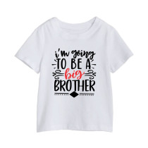 Al amal Big Brother T-shirt(2 designs) for boys ( White )