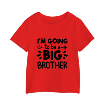 Al amal Big Brother T-shirt(1 designs) for boys ( Red )