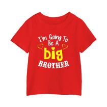 Al amal Big Brother T-shirt(2 designs) for boys ( Red )