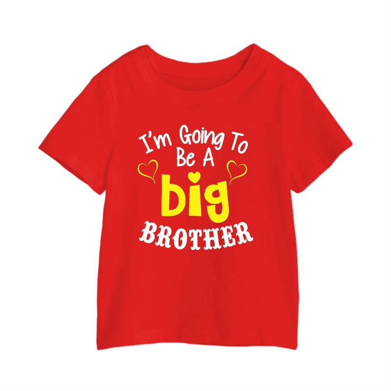 Al amal Big Brother T-shirt(2 designs) for boys ( Red )