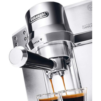 De'Longhi Pump Espresso and Cappuccino Coffee Machine - Silver EC 850.M