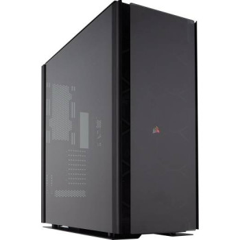 Corsair Obsidian 1000D Super-Tower Case, Smoked Tempered Glass, Aluminum Trim - Integrated Commander PRO Fan And Lighting Controller, CC-9011148-WW