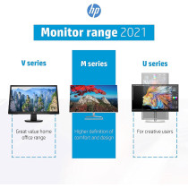 HP M24F Full Hd 23.8 Ips Lcd Monitor With Hdmi,Vga,Amd Freesync -Silver Black