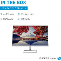 HP M24F Full Hd 23.8 Ips Lcd Monitor With Hdmi,Vga,Amd Freesync -Silver Black