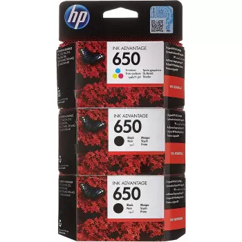 HP 650 2 Black + 1 Color...