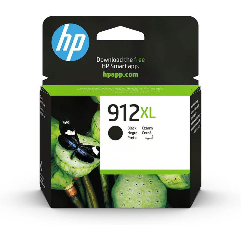 HP 3Yl84Ae 912Xl High Yield Original Ink Cartridge, Black, Single Pack