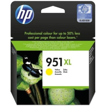 HP 951Xl High Yield Yellow Original Ink Cartridge, Cn048Ae
