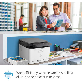 HP Color Laser Mfp 178Nw - Print, Copy, Scan - White 4Zb96A