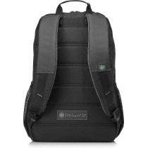 HP 15.6 Active Backpack, Black/Mint Green - 1Lu22AaAbb