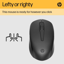 HP 150 Wireless Mouse (3 Buttons, Ergonomic, Usb-A, 2.4 Ghz), Black-2S9L1Aa