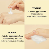 Numbuzin No.2 Deep Clean Fresh Cream Cleanser, 4.05oz/ 120ml, Whipped cream foam, Deep Pore Cleansing, Natural cleaning ingredient, Moisturizing