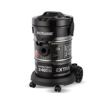 Sonashi 2400W 25L Drum Vacuum Cleaner (SVC-9029D) (SILVER-BLACK)