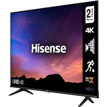 Hisense 65 Inch TV 4K UHD Smart TV, With Dolby Vision HDR, DTS Virtual X, YouTube, Netflix, Freeview Play & Alexa Built-in, Bluetooth & WiFi Black-1 Year Full Warranty