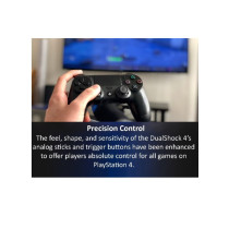 ZAQ DUALSHOCK 4 Wireless Controller for PlayStation 4 with Bluetooth Joystick Gaming Remote Control Black