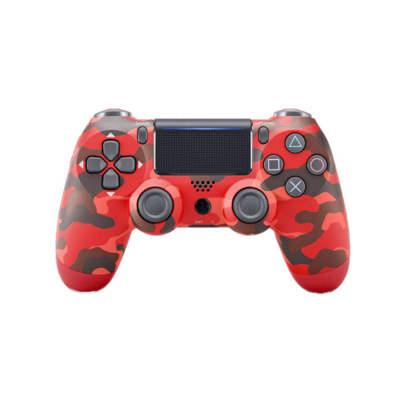 ZAQ DUALSHOCK 4 Wireless Controller for PlayStation 4 with Bluetooth Joystick Gaming Remote Control Camo Red